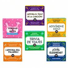 1 Set Best-Selling English-Spanish Bilingual After-Dinner Entertainment Card Game, Suitable For Evening Games - Multicolor - View 1