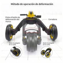 Kids Balance Bikes - Yellow M91 - View 3