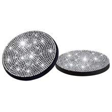 2pcs Shiny Car Cup Holder Coasters, Non-Slip Universal Fashion Car Cup Mats, Inlaid With Sparkling Crystal Rhinestones, Car Interior Accessories, Suitable For Women - A - View 15