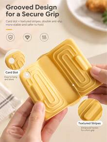 2pcs Silicone Pot Ear Covers, Insulating Handle Protectors For Earthenware Pots, Lids And Plates, Suitable For Christmas, Thanksgiving And Other Holidays - View 5