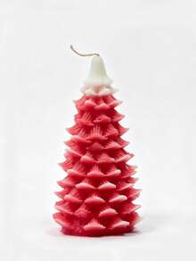 1pc Creative Christmas Tree Shaped Scented Candle, Christmas Decoration, Holiday Decor Gift, Suitable As Christmas Gift For Family And Friends - Multiple Styles - View 12