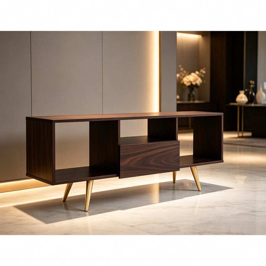 Television Stands & Entertainment Centers - Coffee Brown - View 1
