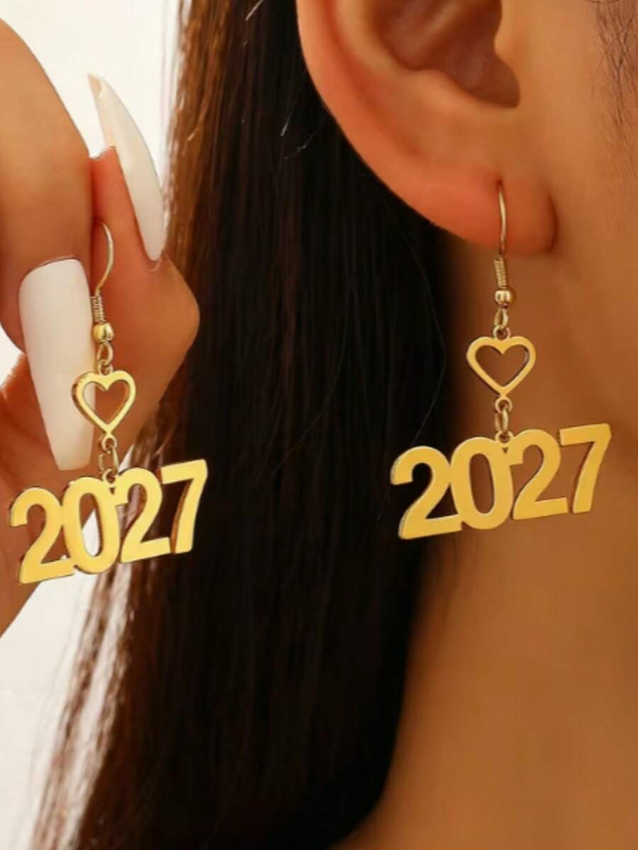 1件女款2027新款,適合歐美日常穿著,送給朋友的新年禮物 - 金色 - 查看 1
