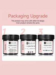 UR SUGAR 150G Canned Nail Extension Gel, Dual Effect Of Extension And Reinforcement, Prevents Lifting And Breaking, Easy To Shape, Non-Drip Formula, UV LED Light Curing - Multicolor - View 11