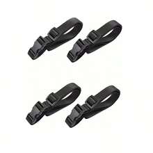 4pcs Nylon Belts, Adjustable Non-Elastic Elastic Rope, Buckle Multi-Purpose Fixing Straps, Suitable For Travel And Cargo Securing - Multi-color - View 8