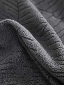 1PC Elastic Skirt Sofa Cover, Plant Leaf Pattern, Easy Installation, Pet Scratch Resistant, Decorate Living Room, Decorate Sofa, Single Seat, Two Seater, Three Seater, Four Seater Sofa Cover, Full Coverage With Skirt - Dark Grey - View 7