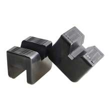 Almohadilla de goma universal para gato hidráulico de suelo, adaptador para gato, almohadilla de goma con ranuras, protector de chasis, herramienta de reparación para gatos de coche, almohadilla universal para gatos de elevación automotriz, para reparación de coches, camiones, SUV y motocicletas. - 1 - Ver 4