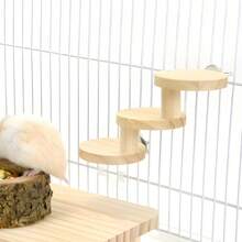 Hamster Parrot Step-By-Step Climbing Ladder Toy, Wooden Stairs, Round Wooden Ladder, Cage Decoration, Bird Cage Accessories, Parrot Toy, Multiple Sizes Available - Multiple Styles - View 11