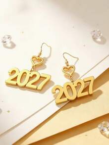 1件女款2027新款，適合歐美日常穿著，送給朋友的新年禮物 - 金色 - 查看 2
