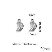 20-Piece Set Of 304 Stainless Steel 18K Gold-Plated Fashionable Star, Moon, And Geometric Pendants For DIY Necklace, Bracelet, And Jewelry Making - 1 Pendant - View 15