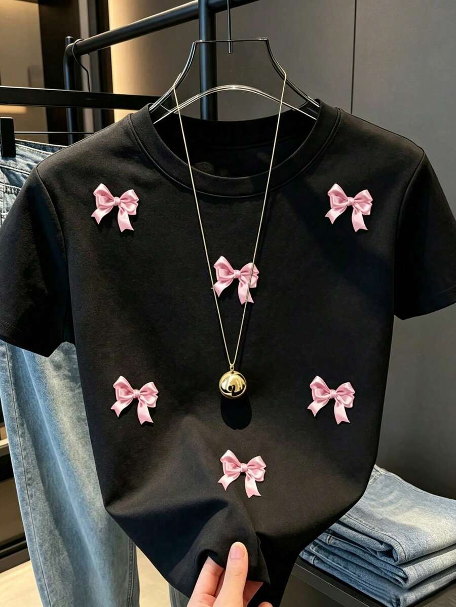 Women T-Shirts - Negro - View 1
