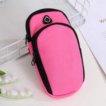 4pcs Sports Phone Armband, Wrist & Arm Dual-Use Portable Phone Pouch, Running & Hiking Phone Bag - Multicolor - View 8