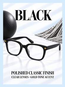 Glasses (With Storage Bag), Lightweight And Comfortable, No Pressure On The Nose Bridge For Long-Term Wear, Suitable For All Face Shapes, Skin Tones And Outfits, Unisex, Great Gift Choice For Holidays - Glasses - View 14