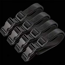 4pcs Nylon Belts, Adjustable Non-Elastic Elastic Rope, Buckle Multi-Purpose Fixing Straps, Suitable For Travel And Cargo Securing - Multi-color - View 3