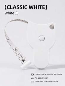 1/3pcs Automatic Retractable Body Measuring Tape, Lockable Self-Tightening Measuring Tape, High Precision Body Measuring Ruler, Portable Waist, Hip, Thigh, Abdomen Measuring Tool, Soft Flexible Body Measuring Tape With Locking Mechanism, Fitness Body Shaping Tracking Ruler, Lightweight Compact Daily Measuring Instrument, Multi-Functional Home Fitness Accessory, Suitable For Weight Management, Fitness Training, Daily Body Data Recording, Personal Health Monitoring And General Home Measurement - Promotional Item - View 12