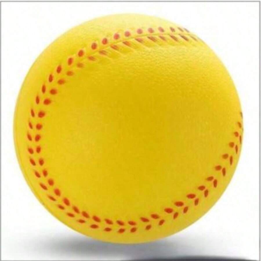 36pcs Mini Foam Sports Balls - 6cm White Baseball, Suitable For Party Games, Relaxation, Sports Theme Decoration - Multicolor - View 1