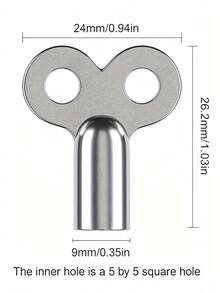 Radiator Bleed Valve Key | Durable Alloy Construction | Universal Radiator Vent Valve Fit | European Standard Connection Thread | High-Quality Zinc Alloy Bleed Valve Key - Exhaust Valve - View 6
