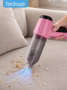 Teckwe 3 In 1 Cordless Vacuum Cleaner - Powerful Suction,Air Extraction, And Blowing Functions - Long Lasting Lithium Battery,Foam Filter, And Accessory Kit Included For Car And Home Cleaning - wireless - View 1