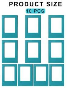 20 piezas Marcos de fotos magnéticos para refrigerador, marcos de fotos de 3 pulgadas de colores para refrigerador, adecuados para papel fotográfico mini - 20Pcs - Ver 16