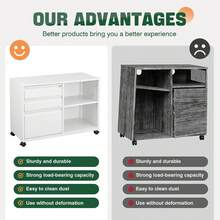Filing Cabinets - White - View 6