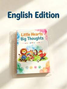 30 PC German Version/One Size English Version Children's Psychological Suggestion Cards, Watercolor Animal Theme Positive Mindset Flash Cards, Children's Inspirational Encouragement Cards, For Daily Emotional Learning, Home Education, Gift Giving - Multicolor - View 10