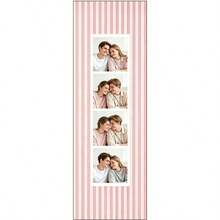 Couple Photo Strip Frame, Customized Photo Booth Frame, Striped Fabric Frame, Couple Anniversary Gift, Wedding Keepsake, Home Decor - Multicolor - View 22