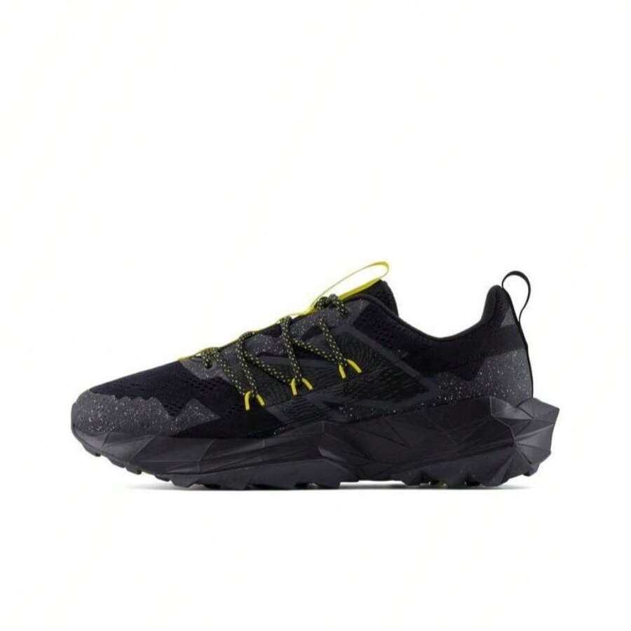 New Balance NB Tektrel MTTTRLO1 Fashionable Breathable Running Shoes Men's Black Yellow - Black - View 1