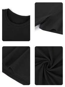Women T-Shirts - Negro - View 3