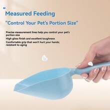 1pc Pet Cat And Dog Feeding Scoop, No More Spilling On The Floor, Serve As Much As They Eat, Available In Three Colors, Easy To Clean, Just Rinse With Water - 300ml - View 10