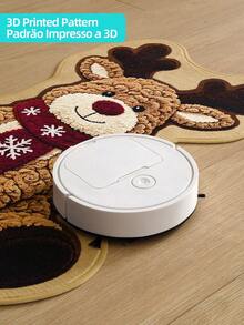 DAJIANG 1PC Christmas Reindeer Shaped Carpet Kitchen Rug Runner Area Rug Suitable Bathroom, Kitchen, Indoor, Runner Corridor, Bedroom, Living Room, Beside Throw Rugs Machine Washable Rug, Easy Clean Entryway Mat, Anti-Slip Backing Rugs For Bedroom Decor Autumn/Winter - Multicolor - View 9