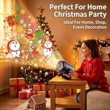 Halloween Projection Light USB Powered 16 Patterns Rotatable Stage Light Large Projection Area Indoor Home Party Event Atmosphere Decoration Light Night Party Gathering Theme Celebration Decoration Holiday Ideal Gift Choice - Multicolor - View 8