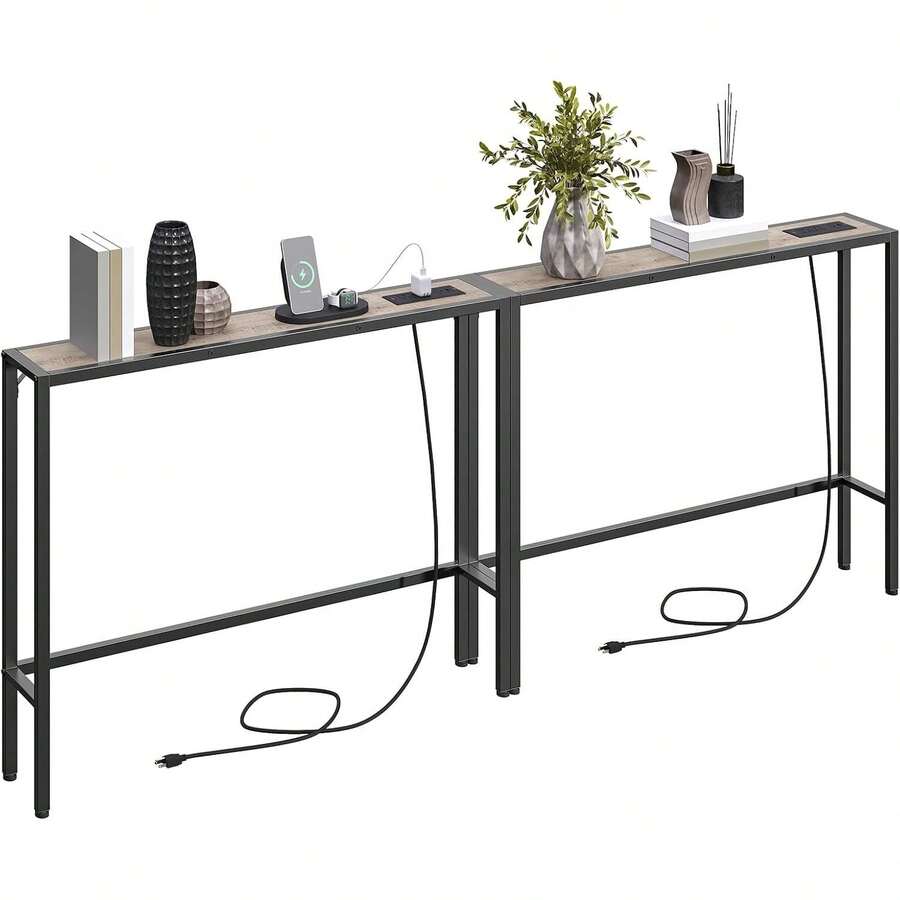 Sofa & Console Tables - Black - View 1