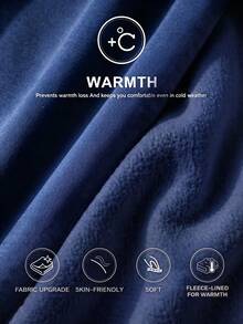 Wajib Dimiliki Bagi Pemilik Hewan Peliharaan, Hoodie Wanita Kasual Berbahan Fleece dengan Resleting dan Tali Serut, Potongan Longgar untuk Pakaian Sehari-hari, Musim Gugur dan Musim Dingin, Busana Musim Dingin - Navy Blue - View 7