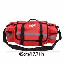 Empty Trauma Medical Bag, Emergency First Aid Kit Storage Bag, Shoulder Bag 13"X9"X7" - A - View 4