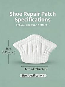 3 Pairs/Set, Heel Pads Anti-Friction Adjustable Shoe Size Trimmable Heel Cushions Suitable For Casual Shoes And Sports Shoes - 3 Pairs Of Beige - View 6