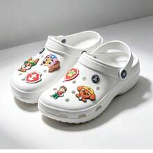 Paw Patrol 汪汪隊卡通狗狗 PVC 軟橡膠鞋飾，DIY 洞洞鞋裝飾配件 - 彩色 - 查看 5