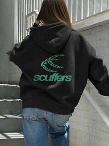 Scuffers كنزات وسترات نسائية - الأسود - مشاهدة 1