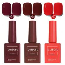 3pcs 15ml Gel Nail Polish Set, Matching Color Bottles, Glossy 3 Color Gel For Women, DIY Nail Art & Home Manicure, Spring Summer Fall Winter Nails, All-Season Nail Color Collection For Daily Use, At-Home Manicure And Nail Styling - Multicolor - View 37