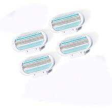 Bikini Razor For Women, 3-Layer Stainless Steel Blades, Replaceable Razor Head, Suitable For Intimate Areas, Underarms And Leg Hair - Blue - View 15