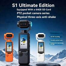 Portable Handheld Digital Camera, 4K Video Recording, 270° Rotating Lens, With Flash, Supports Night Shooting, Autofocus, Landscape/Portrait Modes, Equipped With A 64Gb Sd Card, 1200mAh Battery - View 2