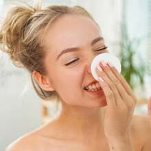 120P White Compressed Facial Sponges, Cleansing Estheticians Sponge - White - View 7