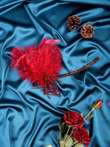 1Pc 1920s Headpiece Flapper Headband Roaring 20s Great Gatsby Feather Hair Accessories For Women - Multicolor - View 6