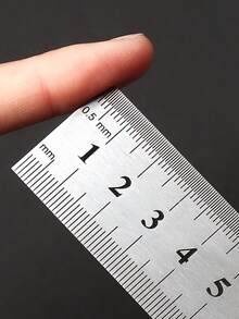 50cm/20 Inch Stainless Steel Flexible Ruler, Lightweight And Portable, Suitable For Industrial Measurement, Office And Home Use - Measuring Tape - View 6
