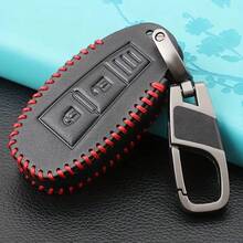 Premium PU Leather Car Key Cover For Suzuki Swift, Ignis, Baleno, Vitara, Celerio, Jimny, Alto, Splash, XL7, SX4, Kizashi - one-size - View 3