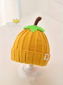 [Baby Hat]Winter Warm Thick Elastic Pumpkin Hat, Lightweight Soft Ear Protection, Autumn/Winter Daily Outdoor Holiday Cold-Proof Gear - Multicolor - View 16