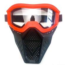 1pc, Soft Dart Protective Face Mask, Tactical Game Battle Mask, Lightweight Face Protection Gear, Outdoor Team Play Costume Accessory, Party Game Equipment - Multicolor - View 7