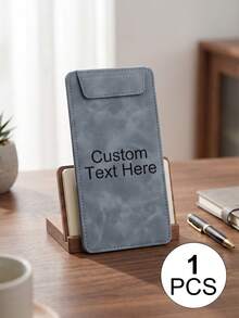 [Custom] A4/A5/A6/A7 Leather Clipboard Set | Customizable Name + Multiple Colors | Hard Clipboard + Loose-Leaf Binder + File Folder | Suitable For Office Meetings, File Organization, Back To School, Exam Storage | Personalized Gift, For Teacher - Leather Folder (multi-color) - View 21