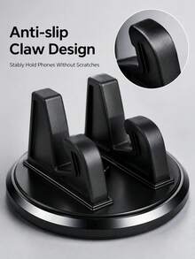 Universal 360° Rotatable ABS Dashboard Phone Holder, Anti-Slip Car Phone Mount, Car GPS Navigation Accessory, Adjustable Car Phone Holder, Suitable For Car Electronic Devices, All Season Use - A - View 7