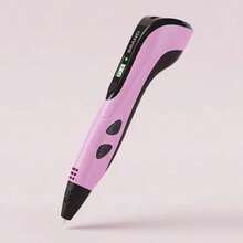 High Temperature 3D Printing Pen Set, Includes 12 Colors PLA Filament, Drawing Board With Base Paper Mold And Heat-Insulating Finger Sleeve - A - View 3