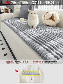 1 buah Sarung Sofa Flanel Minimalis Modern - Lembut & Nyaman, Tanpa Bantalan, Ramah Hewan Peliharaan, Dapat Dicuci dengan Mesin, Cocok untuk Sofa Seksi 1-4 Dudukan, Dekorasi Multifungsi untuk Ruang Tamu, Kamar Tidur, Kantor - MultiWarna - View 23